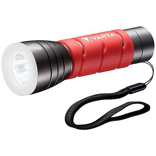 Lampe de poche Varta Outdoor Sports F10 LED, aluminium, 235 lm, portée 151 m, avec dragonne et 3 piles LR03 incluses