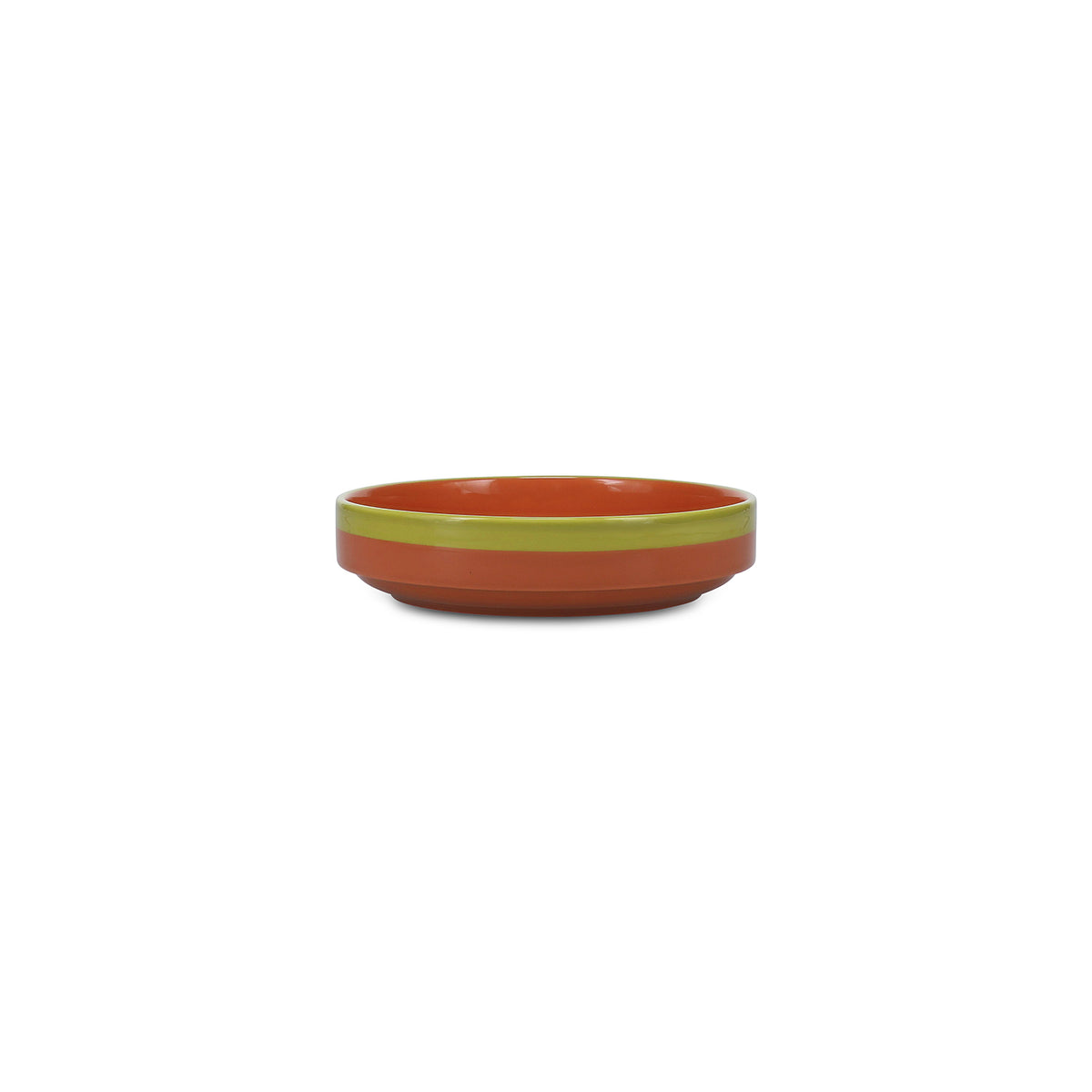 Ona - Kom 21x5cm oranje/groen Duo - Set van 2