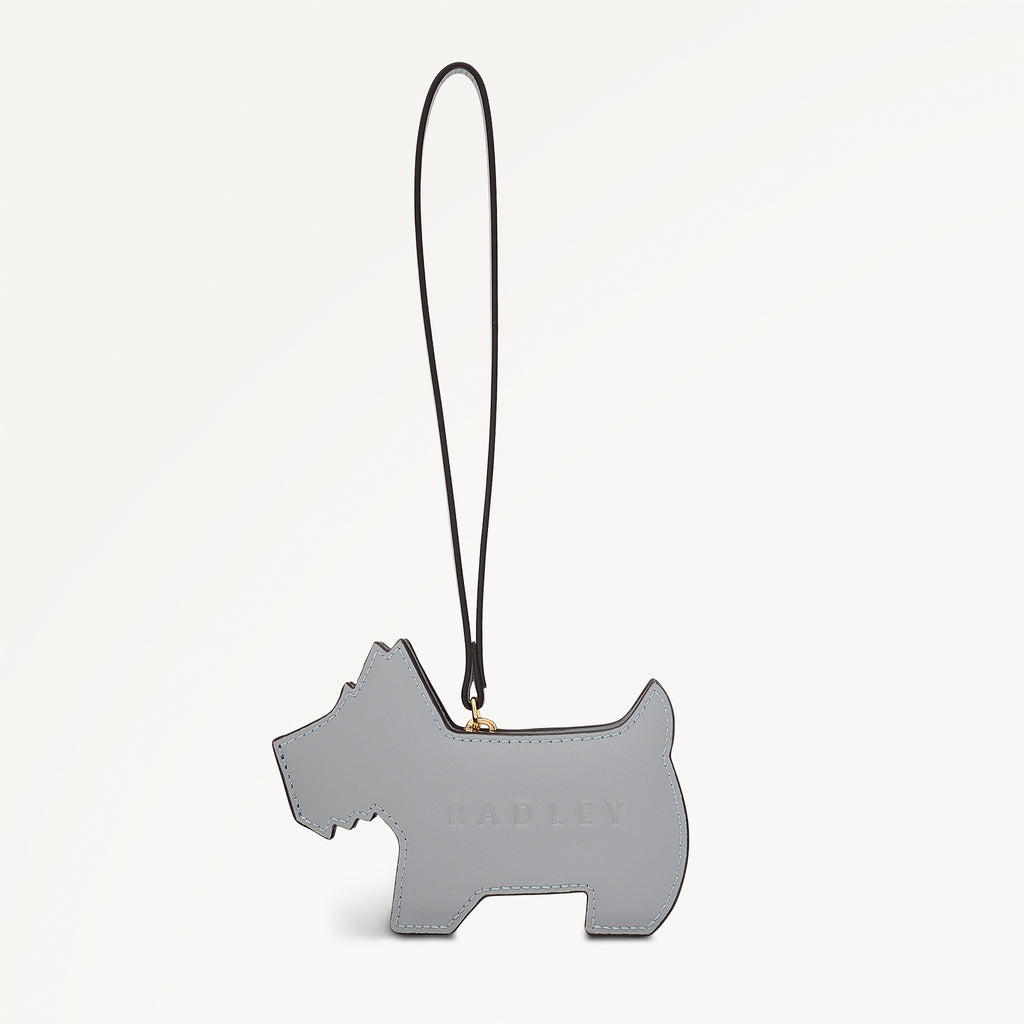 RADLEY DOG LEATHER ZIPTOP PURSE CHARM - OKF10901