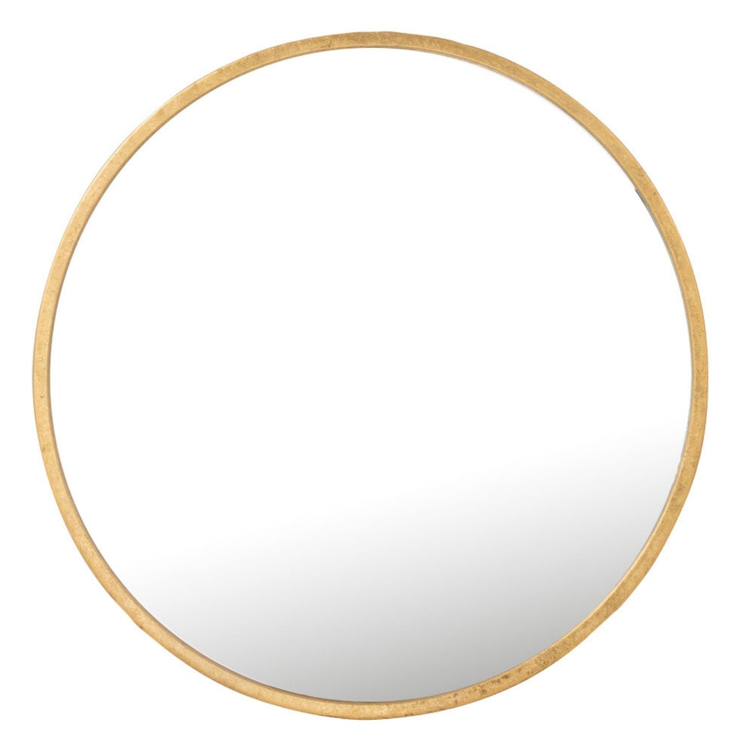 J-Line spiegel Mona Rond - ijzer/glas - goud - medium - Ø 50 cm
