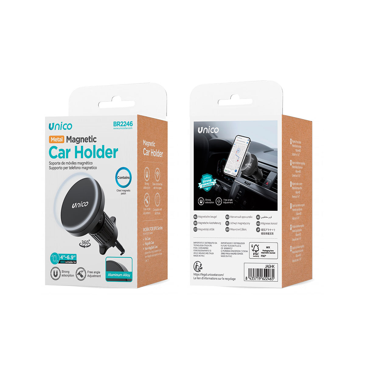 Suporte Magnético Auto para Telemóvel