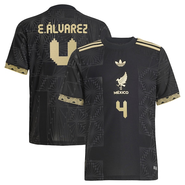 Edson Alvarez Mexico National Team adidas Youth 2025 Third Authentic Player Jersey - Black