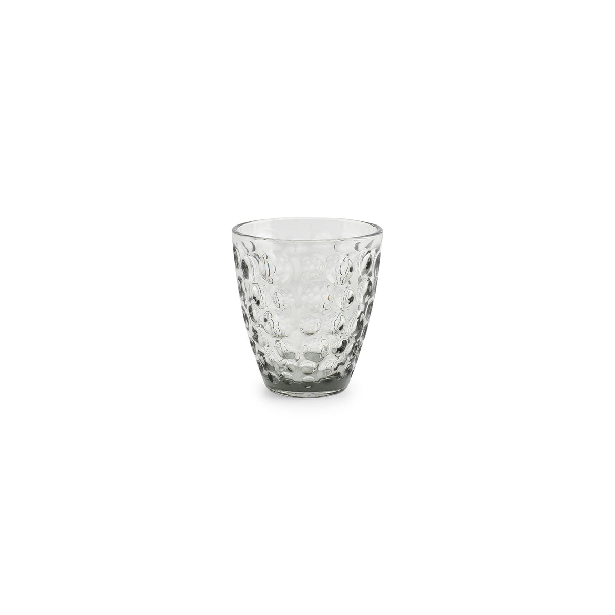 Ona - Glas 22cl grijs Bubble - Set van 4