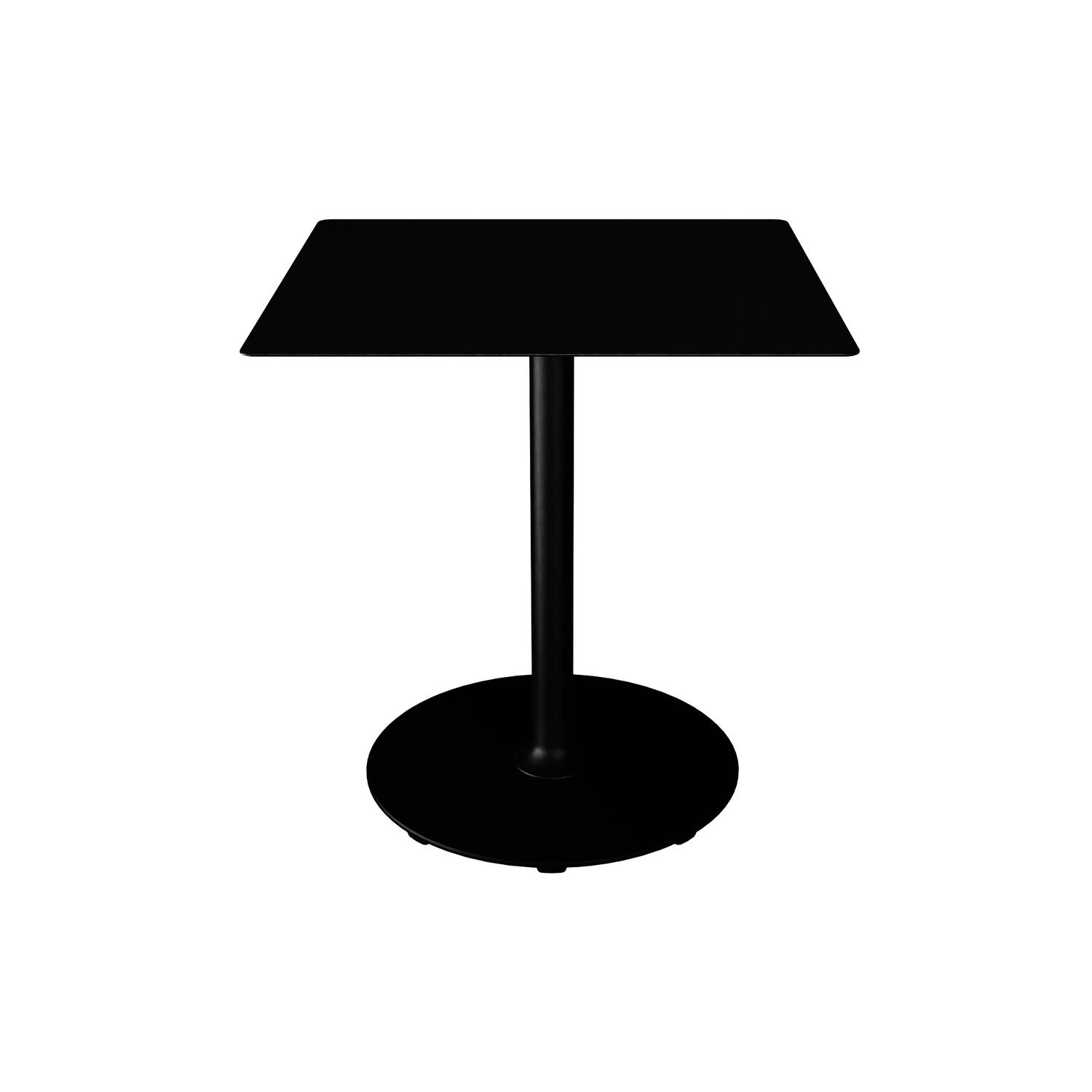 PICO Caf&eacute; Table with Round Base 70x70, black