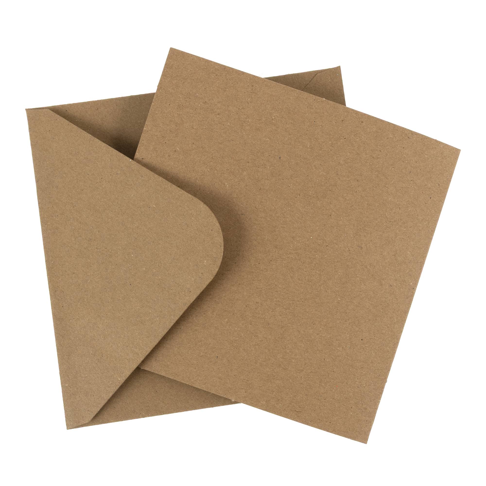 Kraft Cards 6 x 6 Inches 50 Pack