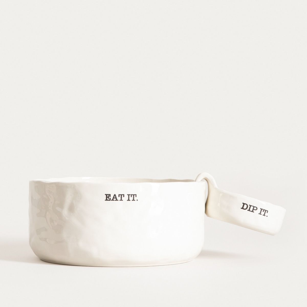 Naczynie do serwowania MINK z miejscem na dip 17 cm