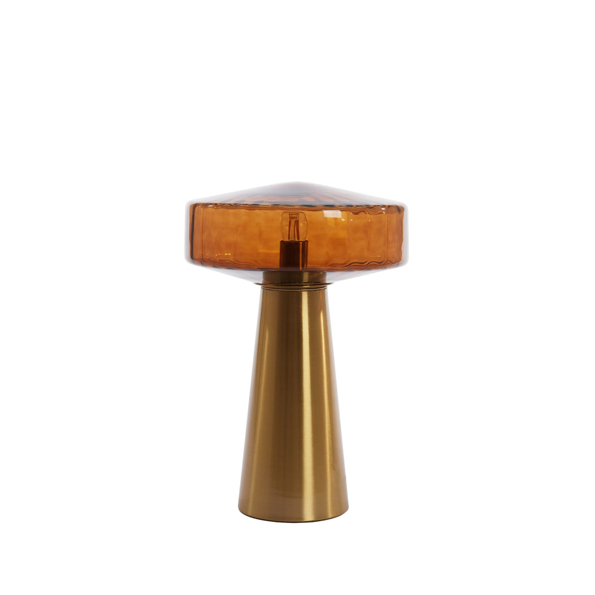 vtwonen tafellamp Pleat - bruin - Ø30cm