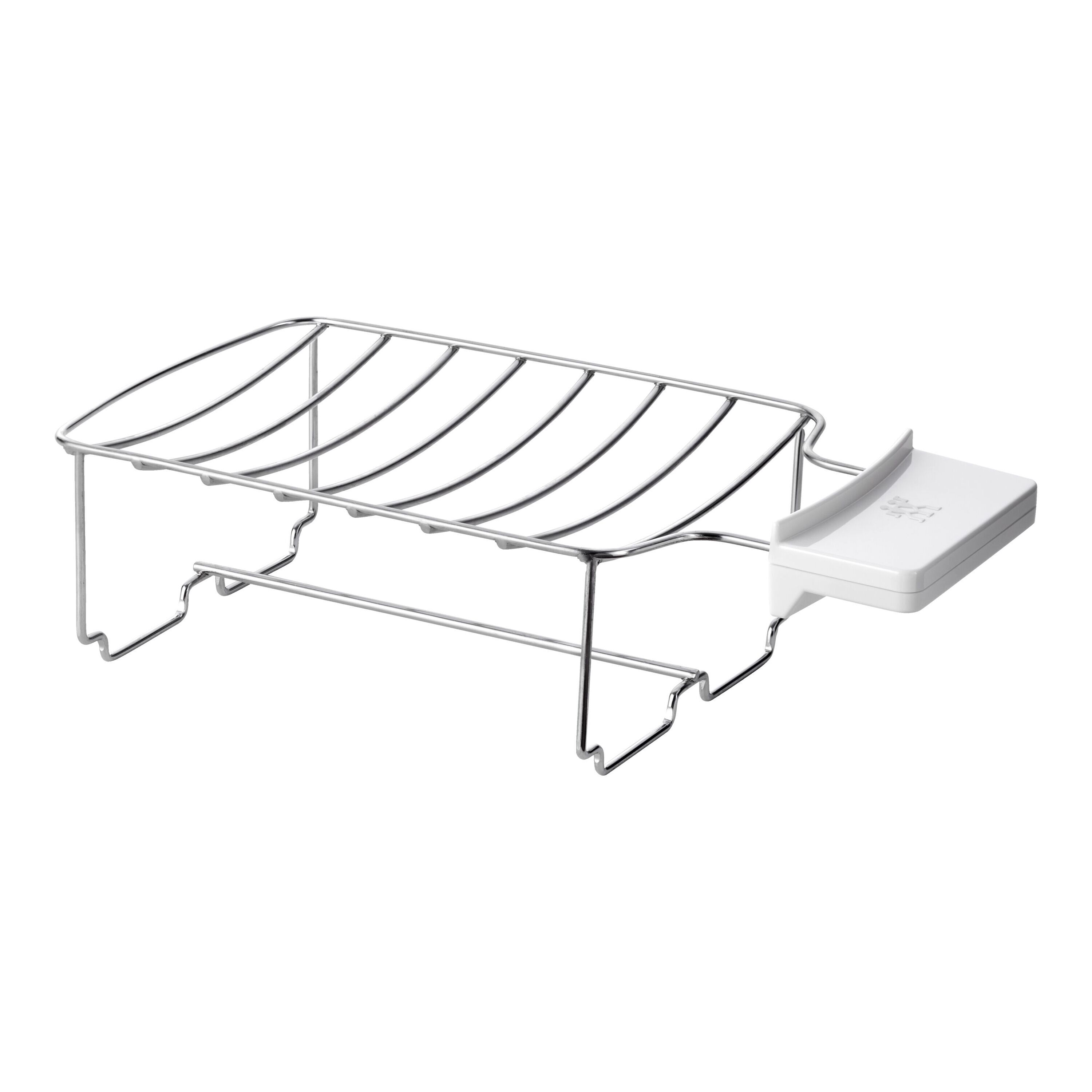Bun warmer, 2 short slots, silver