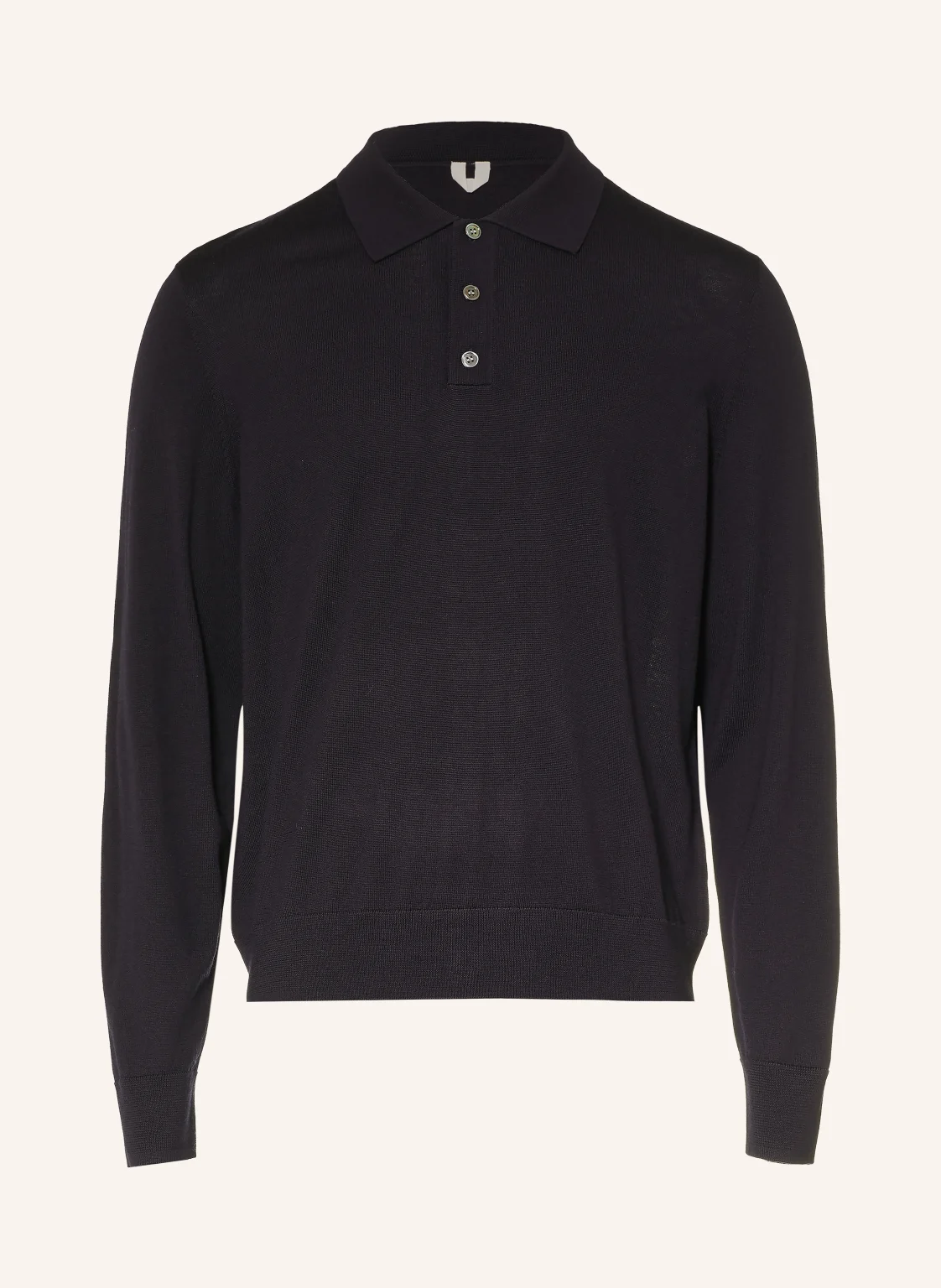 ARKET Strick-Poloshirt aus Merinowolle