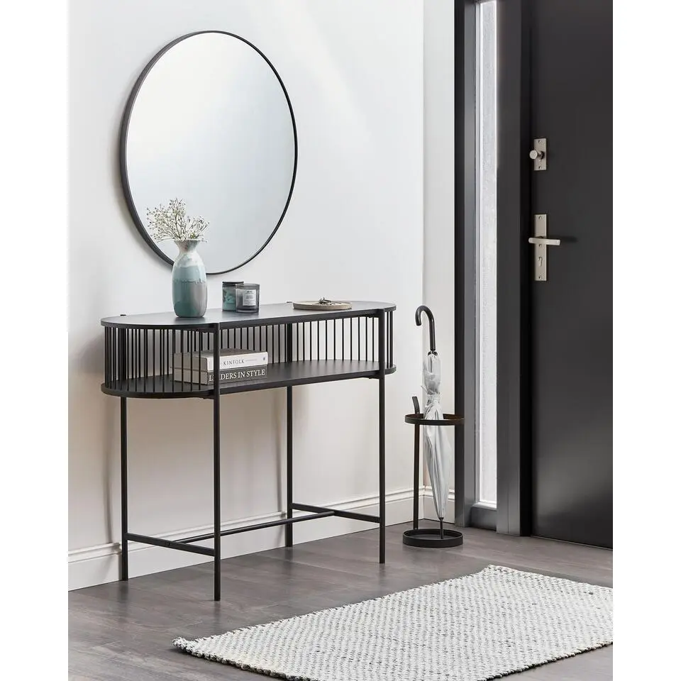 BIRSON - Consoletafel - Zwart - MDF