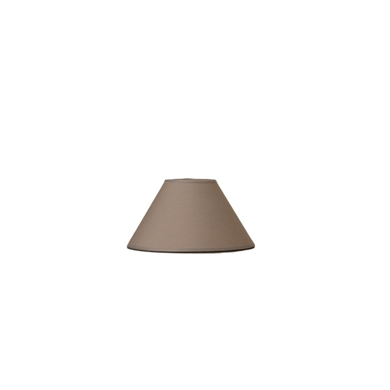 Abat-jour Tonkinois en coton gris Ø 40 cm NIEDERAU