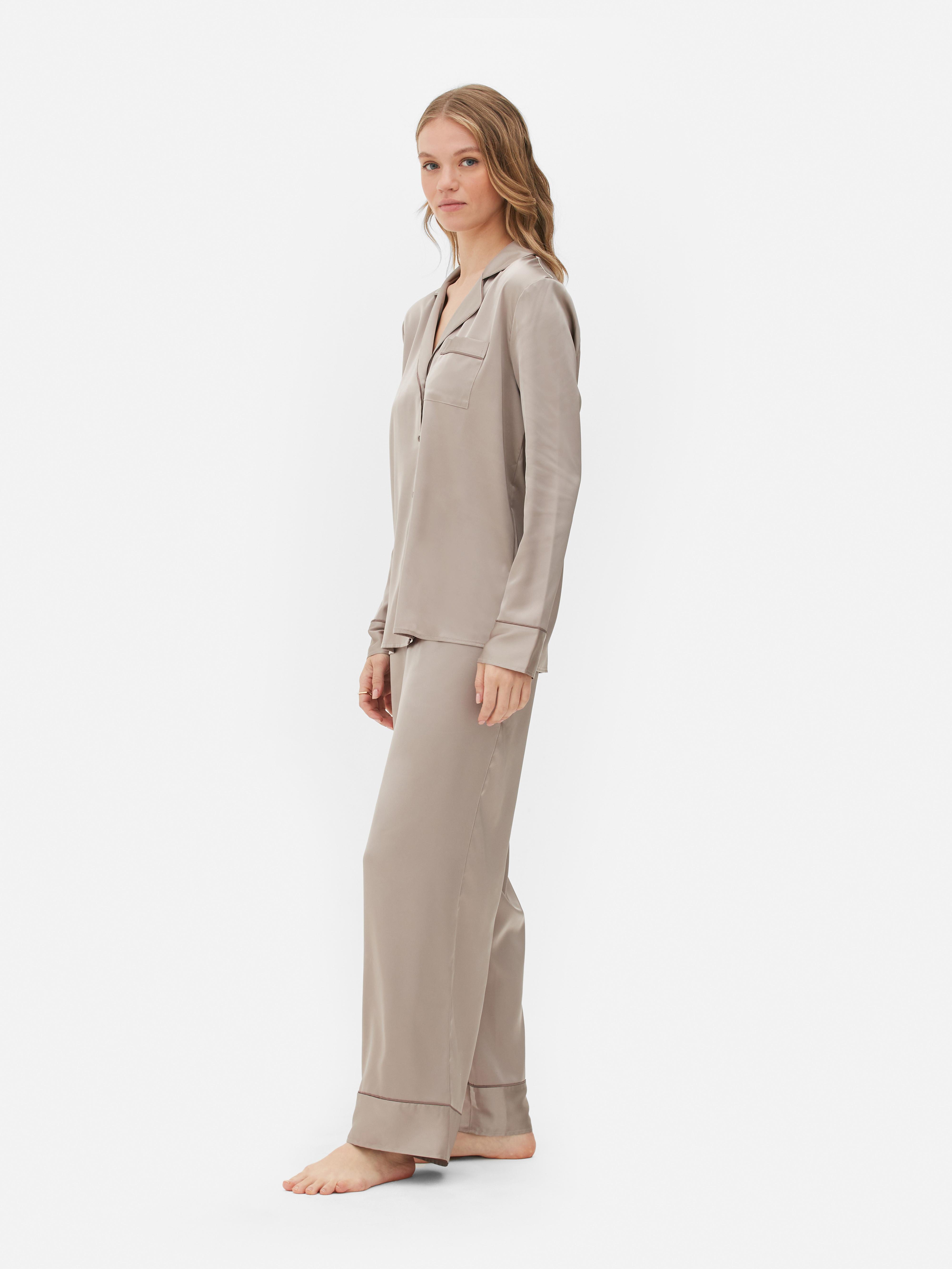 Essential Satin Boyfriend Pajama Set