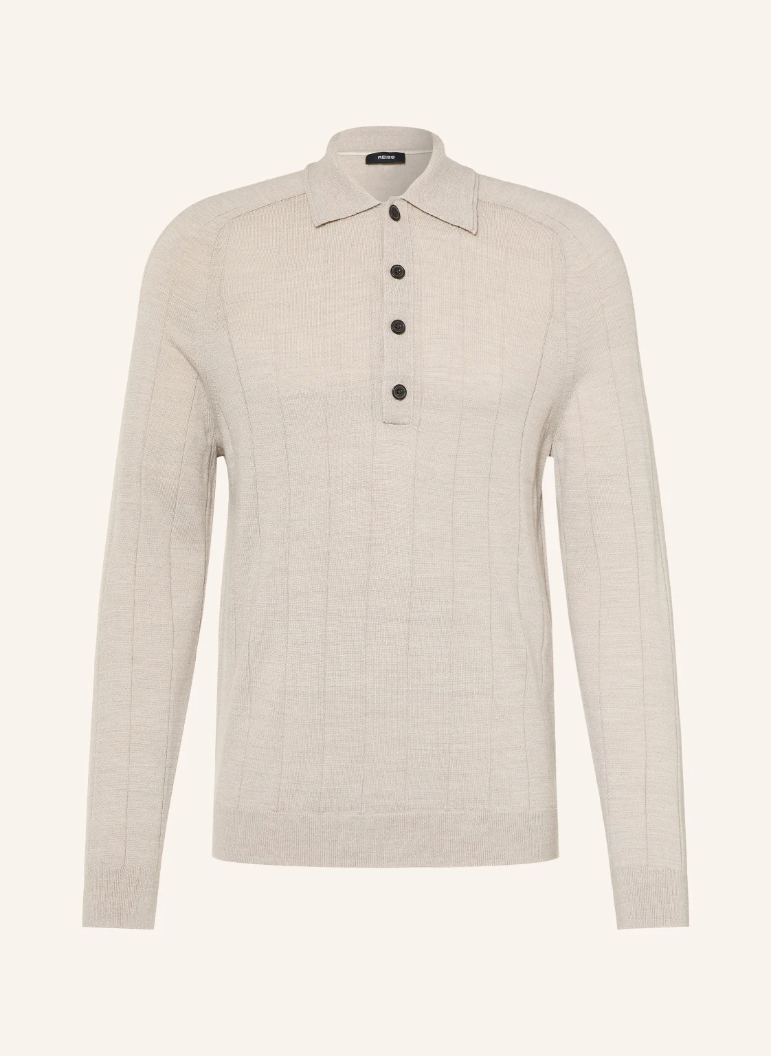 REISS Strick-Poloshirt GREYSON