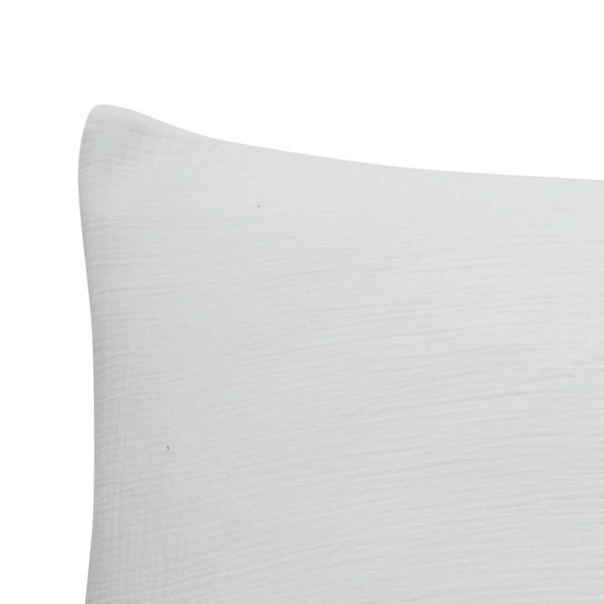 LOFT - Lot de 2 taies en gaze de coton  blanc 65x65 cm