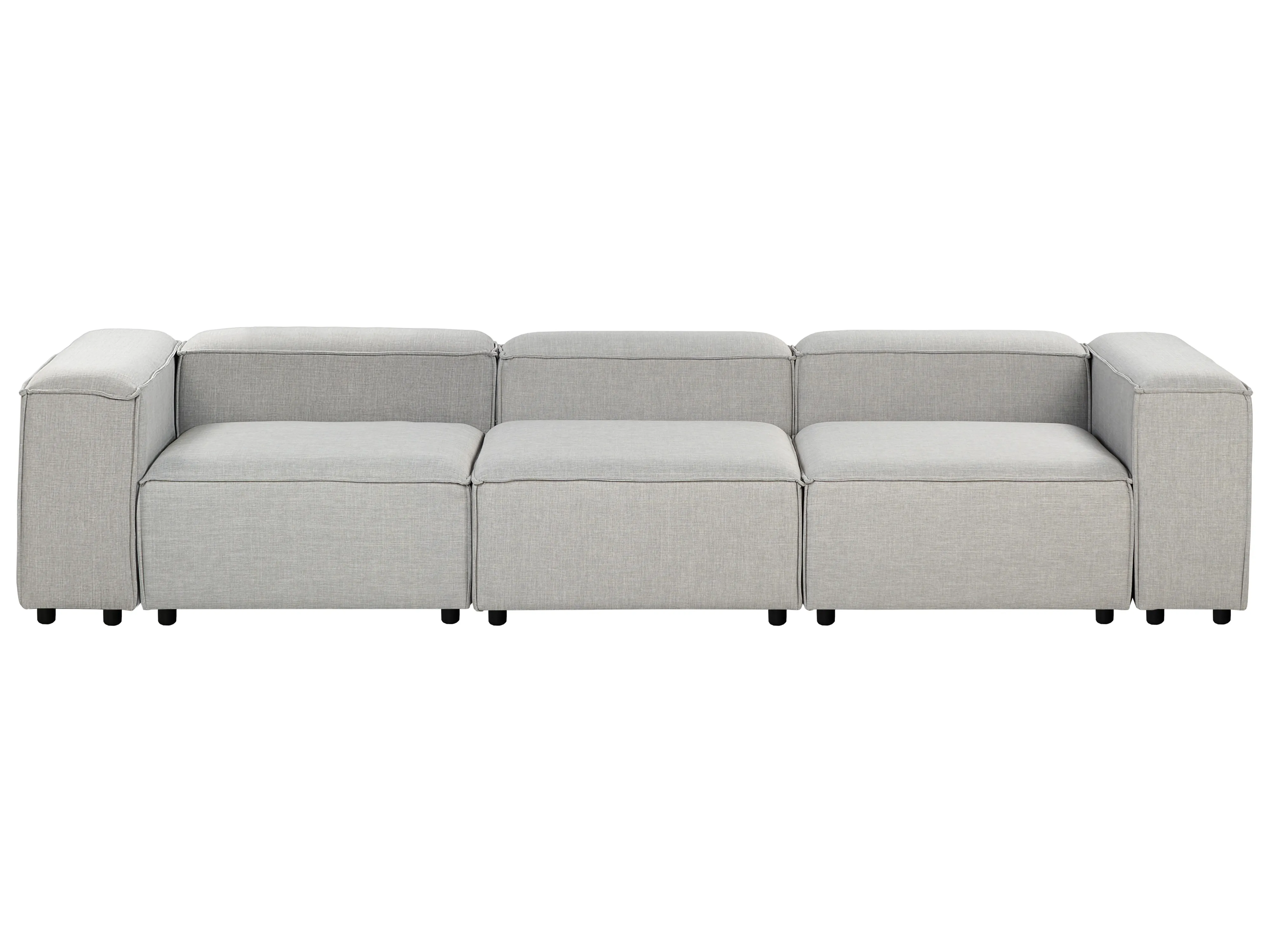 Ottoman ARDAL Fabric Light Grey