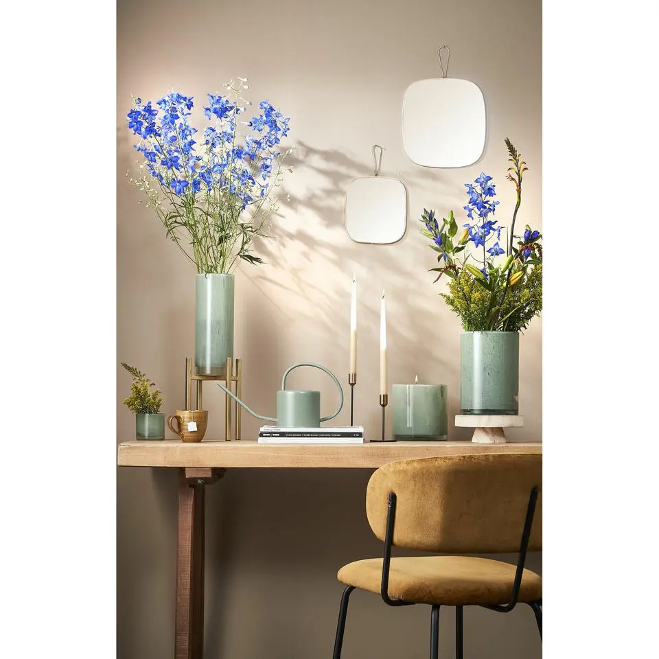 Mica Decorations - bloempot plantenstandaard- goud - H25 x B14 cm