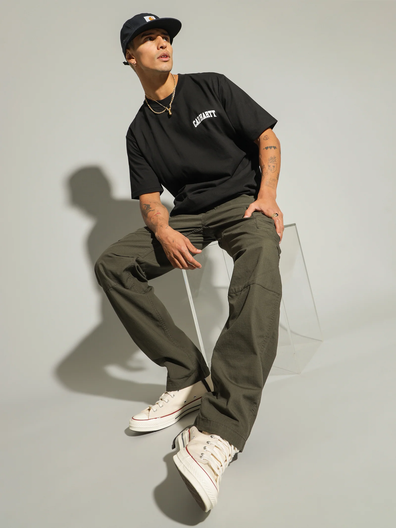 Short Sleeve University Script T-Shirt
