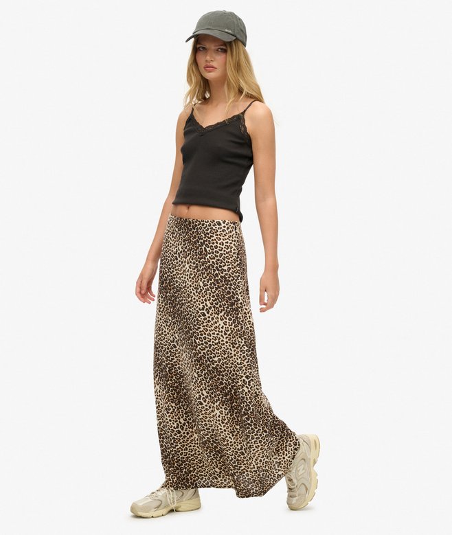 Column Maxi Skirt