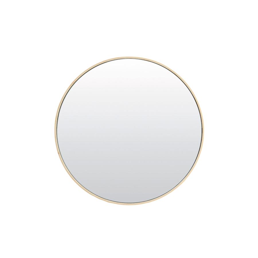 Light & Living - Espejo spiegel rond Ø96 cm - glas helder+crème