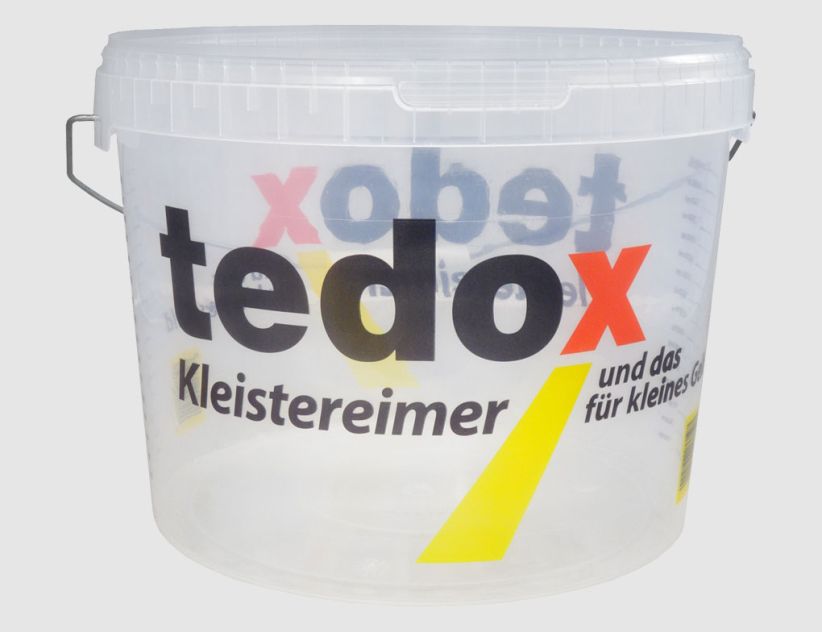 Kleistereimer mit tedox Logo