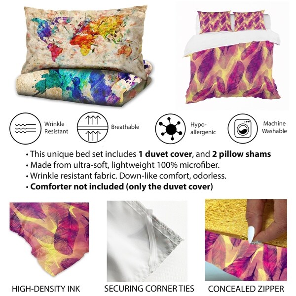 Designart 'Cute Puppy Dog with Neck Shawl' Modern & Contemporary Bedding Set - Duvet Cover & Shams