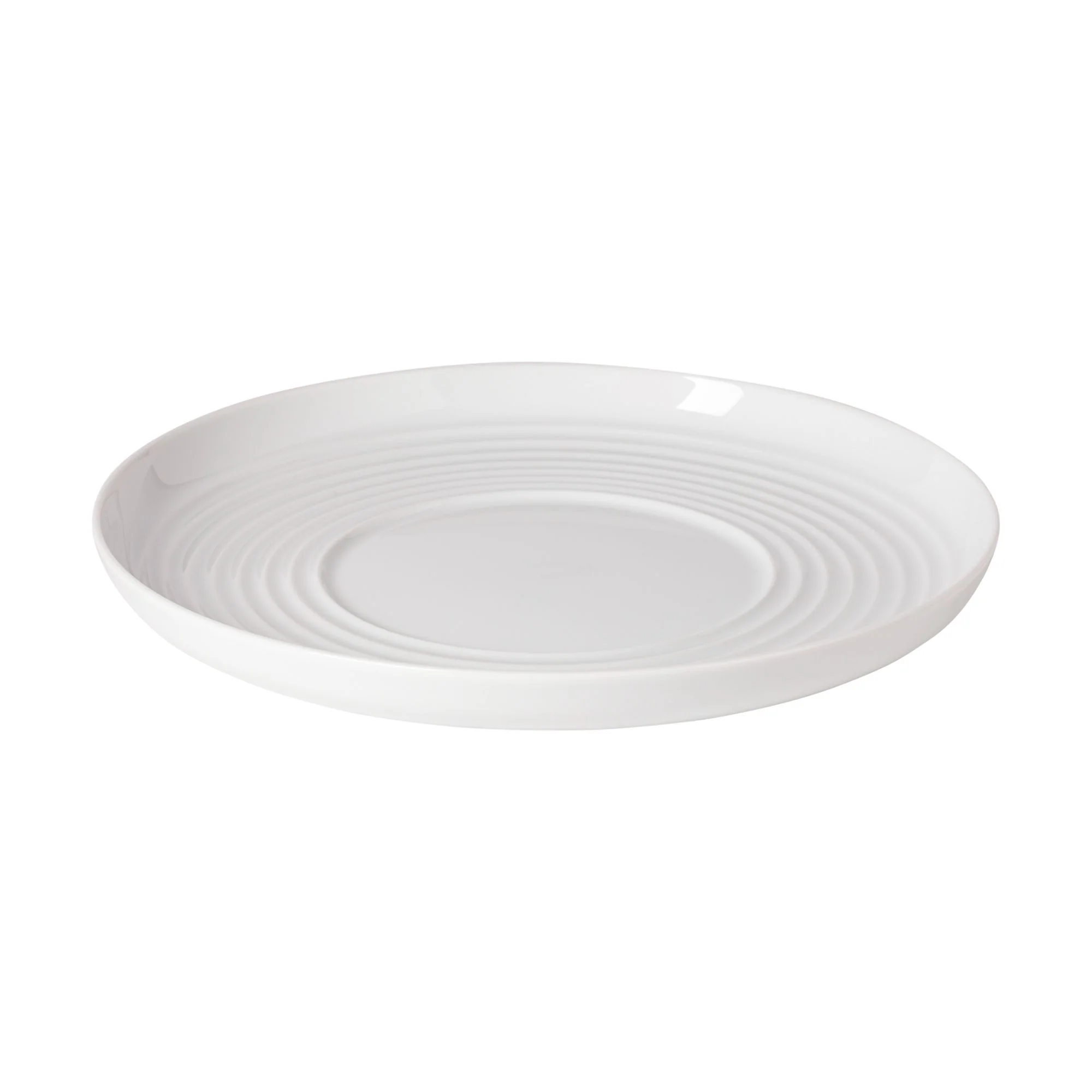 Porcelain Deep Round Wavy Plate Resonance