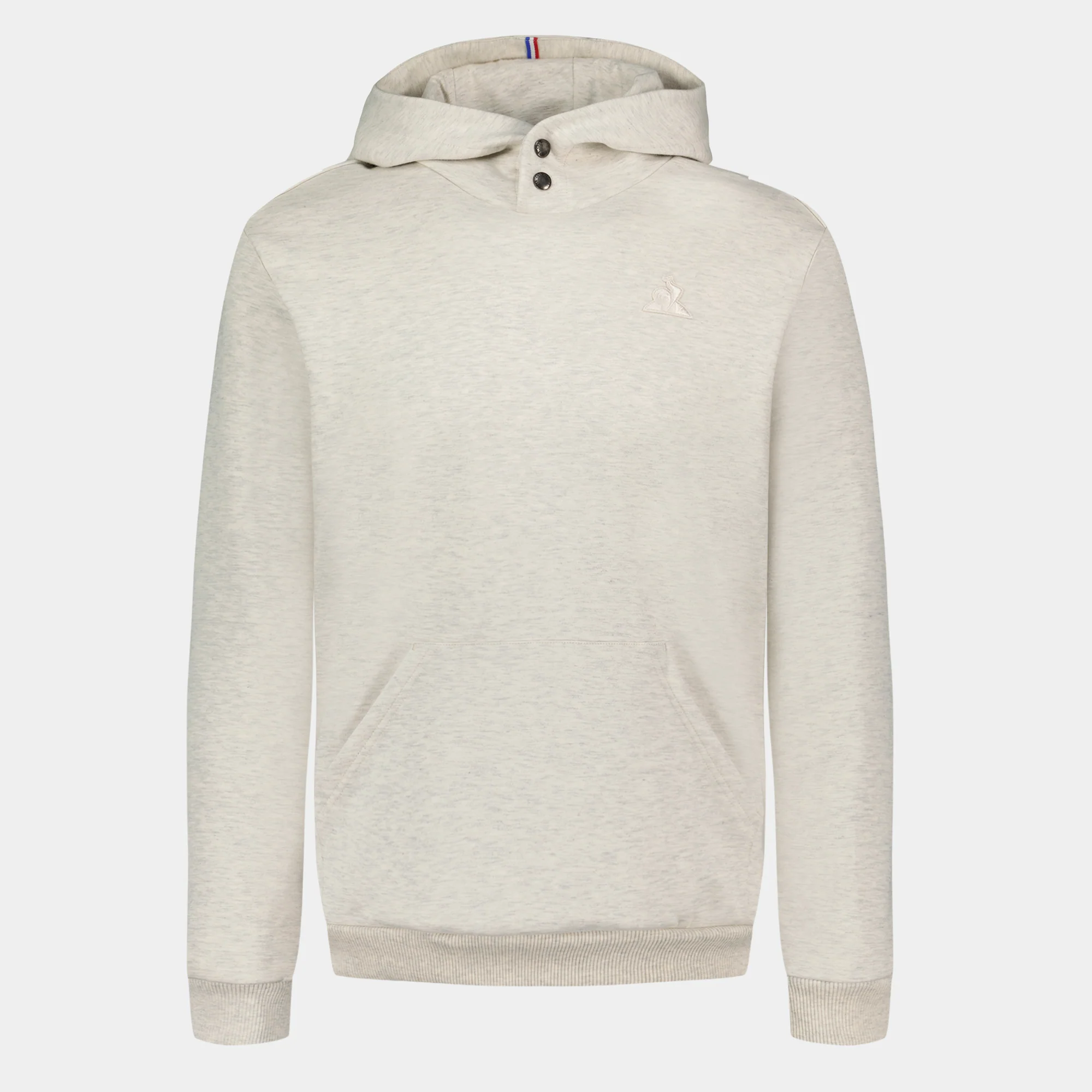 Sweat à capuche Essentiel double face avec logo brodé ton sur ton