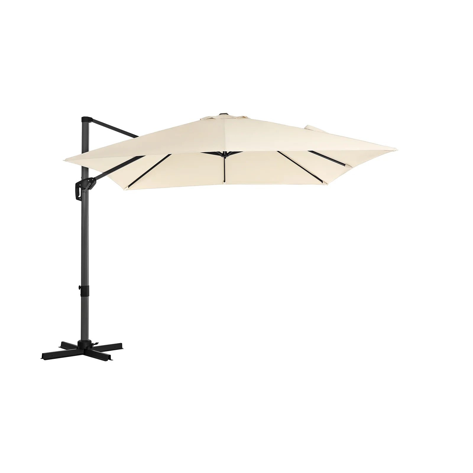 Parasol déporté de jardin 3 x 3 m