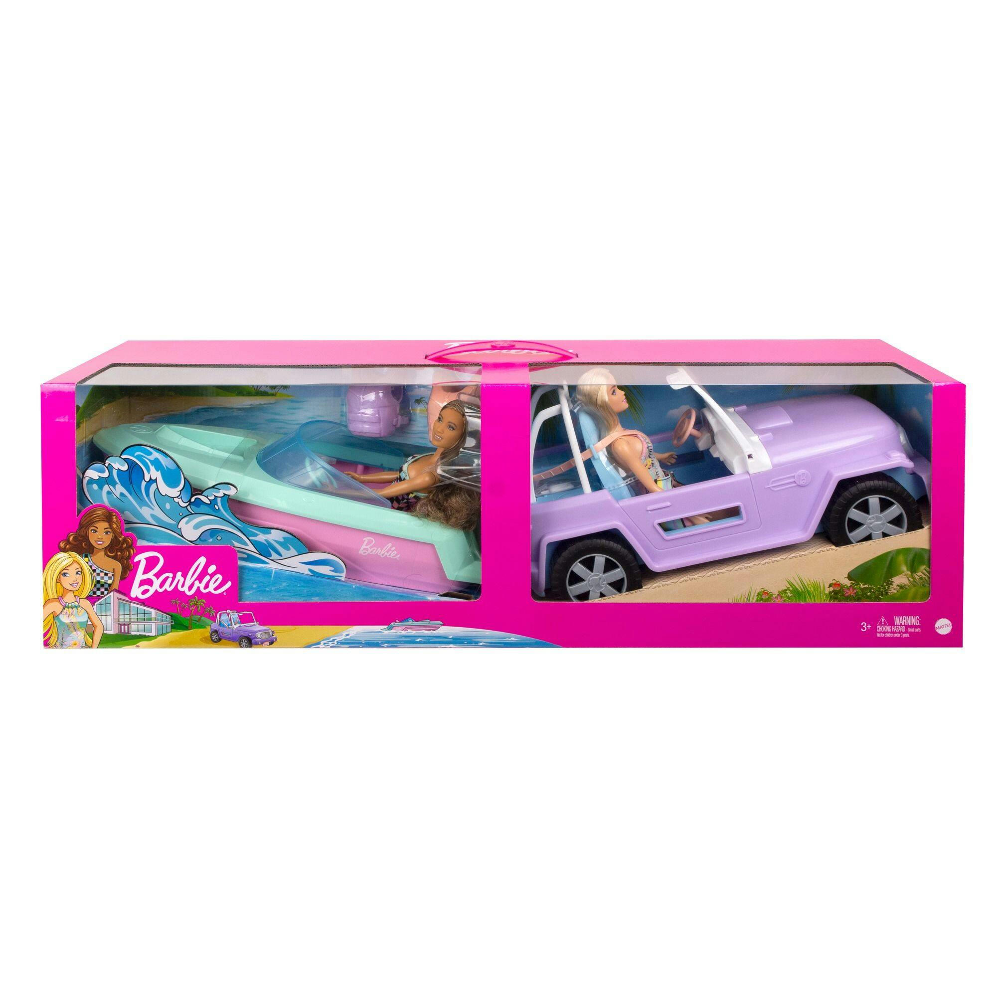 Barbie® & Friend Vehicles Buildup Set, Ages 3 to 7