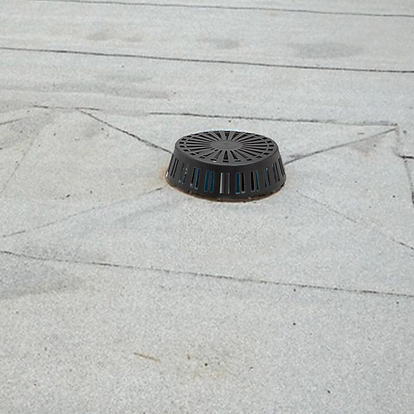 Drain Gravel Guard Anti-Colmatage Universal Helix (Diamètre: 75-200mm). Empêche l'entrée de feuilles, de gravier ou de saleté