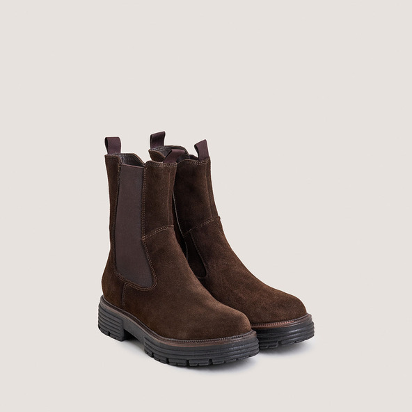 Boots Chelseaen croute marron | ANTONELLE