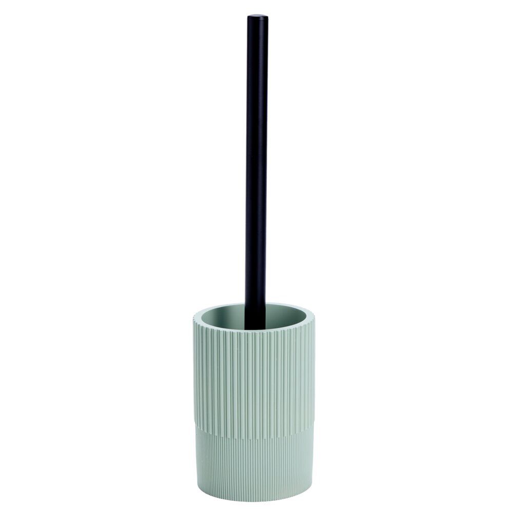Brosse WC avec support résine stries Ø9,5xH36,5cm (3&nbsp;modèles)