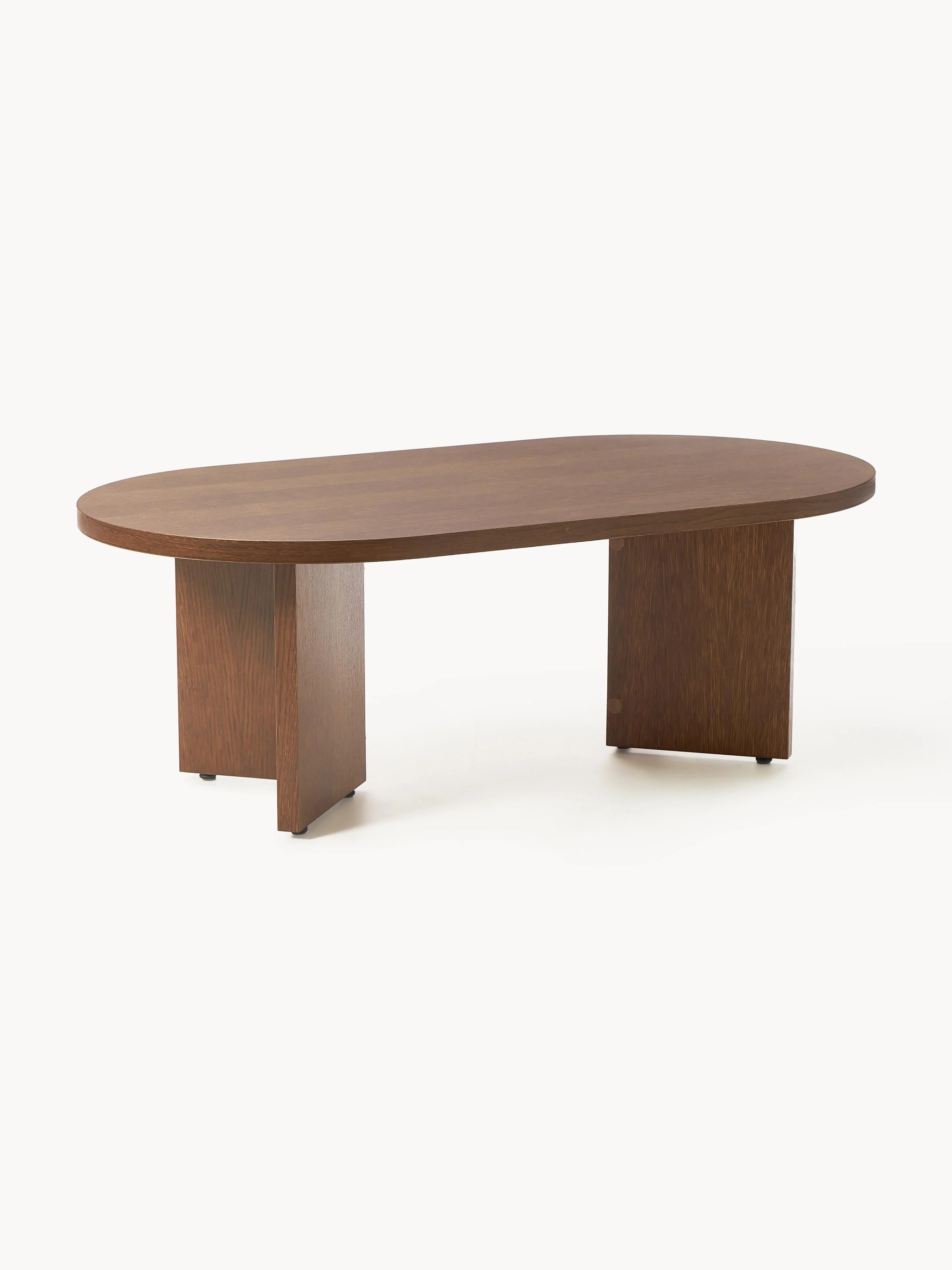 Ovaler Holz-Couchtisch Toni