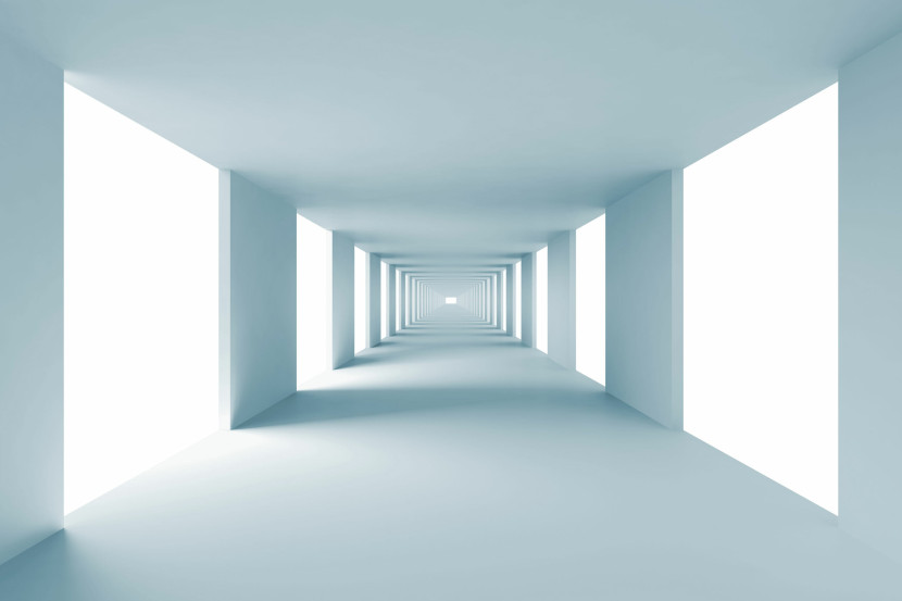 Fototapeta Do Biura Nowoczesny Tunel Efekt 3D 90x60cm