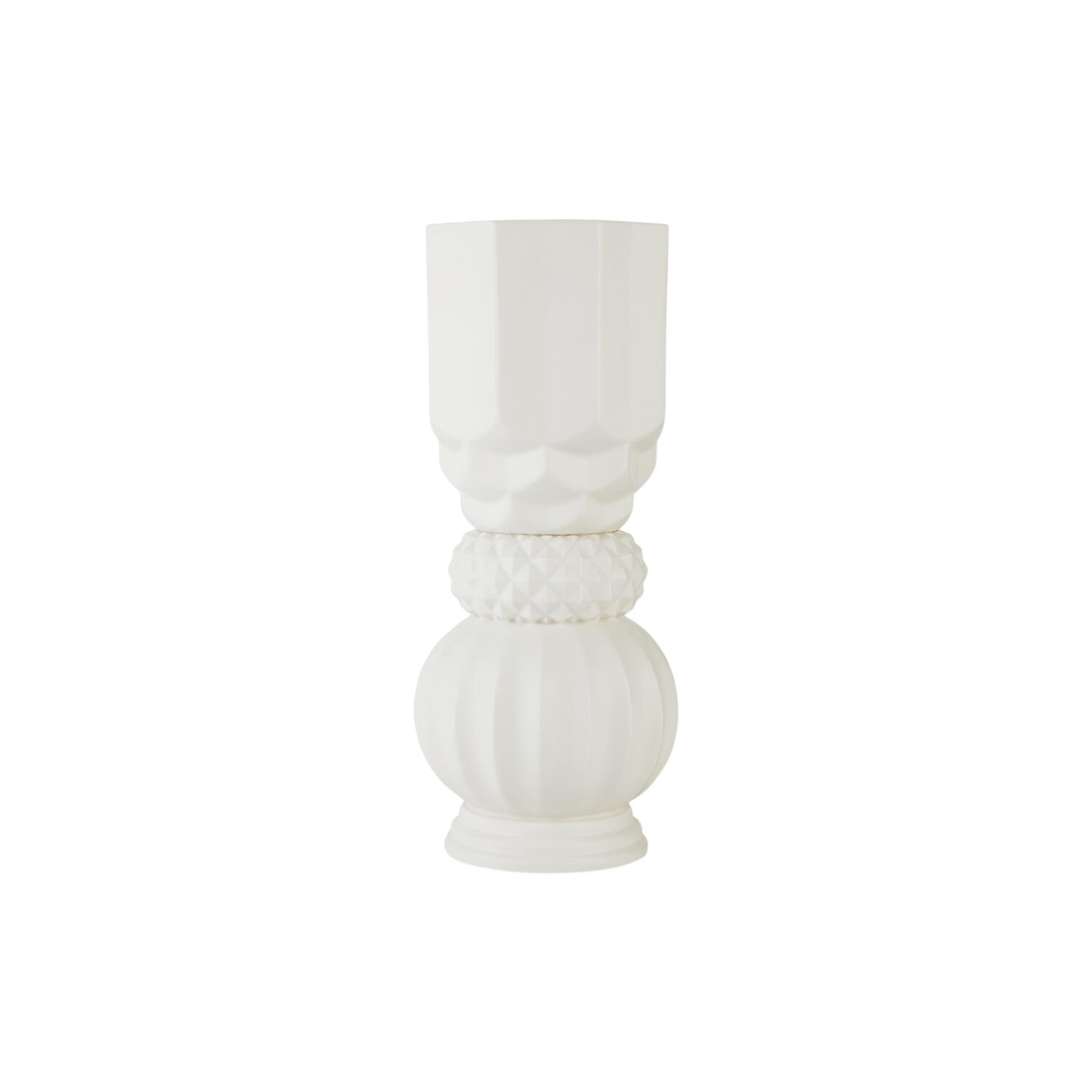 Samsurium Towerbell vase, white