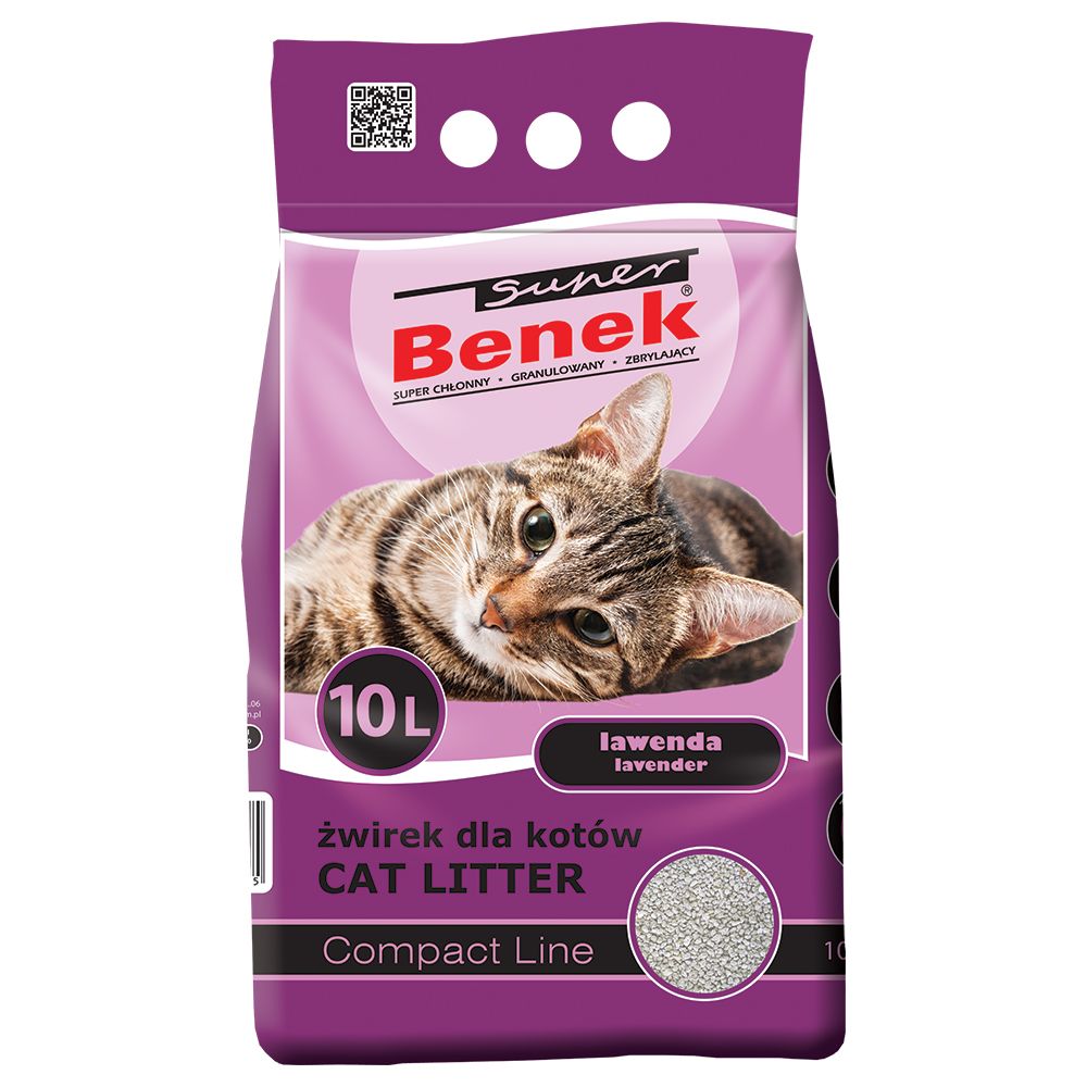Super Benek Compact Lavender Cat Litter