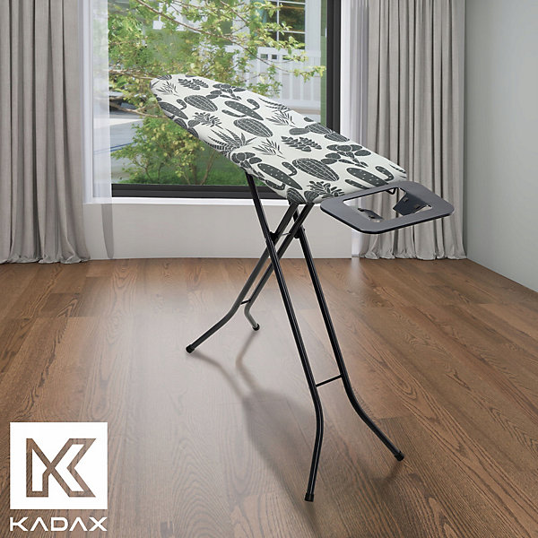 KADAX Housse de Planche 148x52cm Repassage Support Extensible Cactus