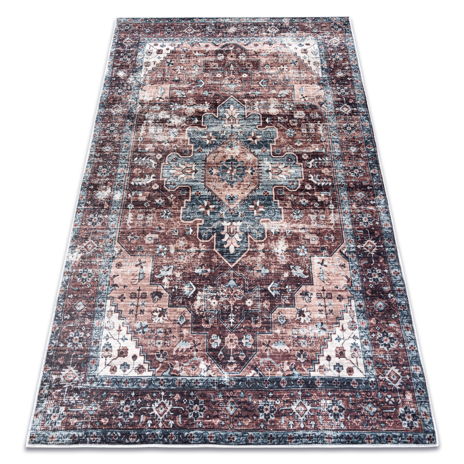 Dywan do prania ANDRE 1826 Ornament, vintage antypoślizgowy - 160x220 cm