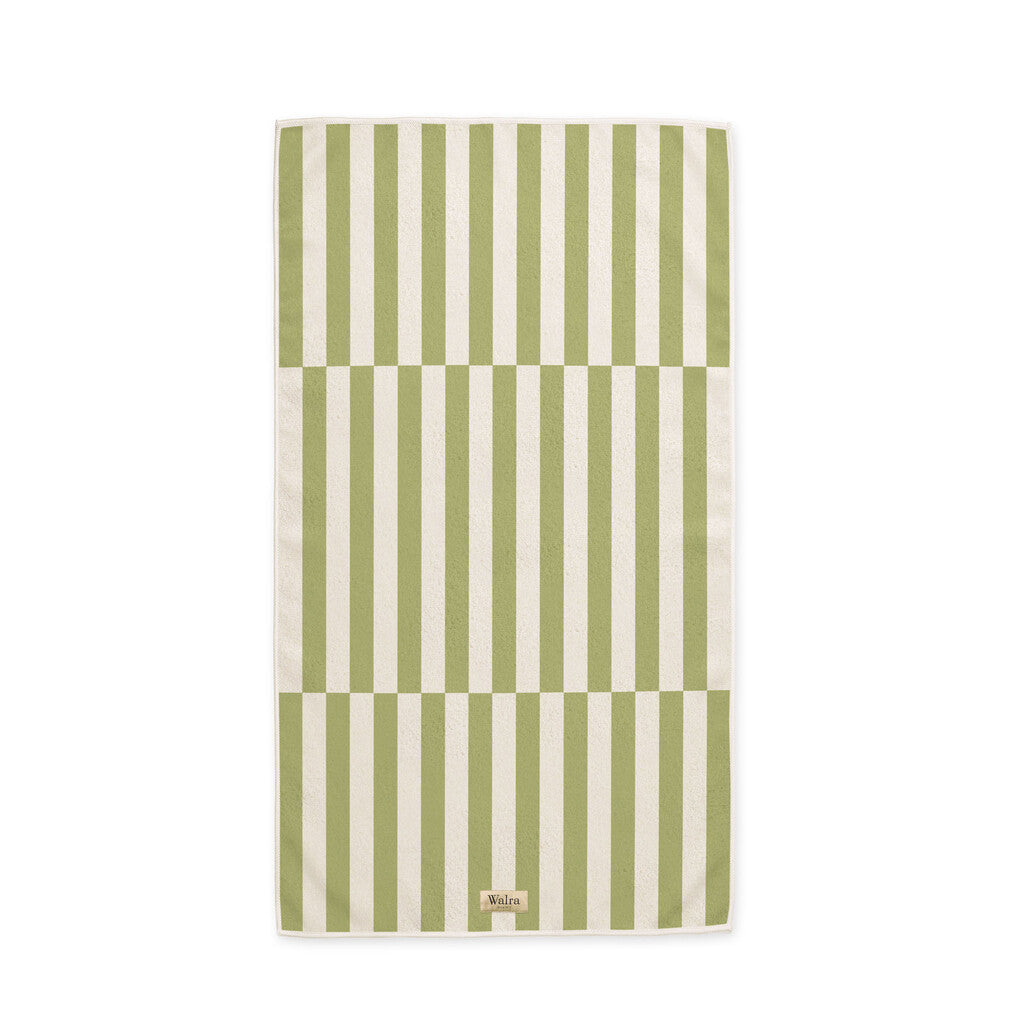 Walra - Strandlaken Salty Square - 100x180 cm - Groen