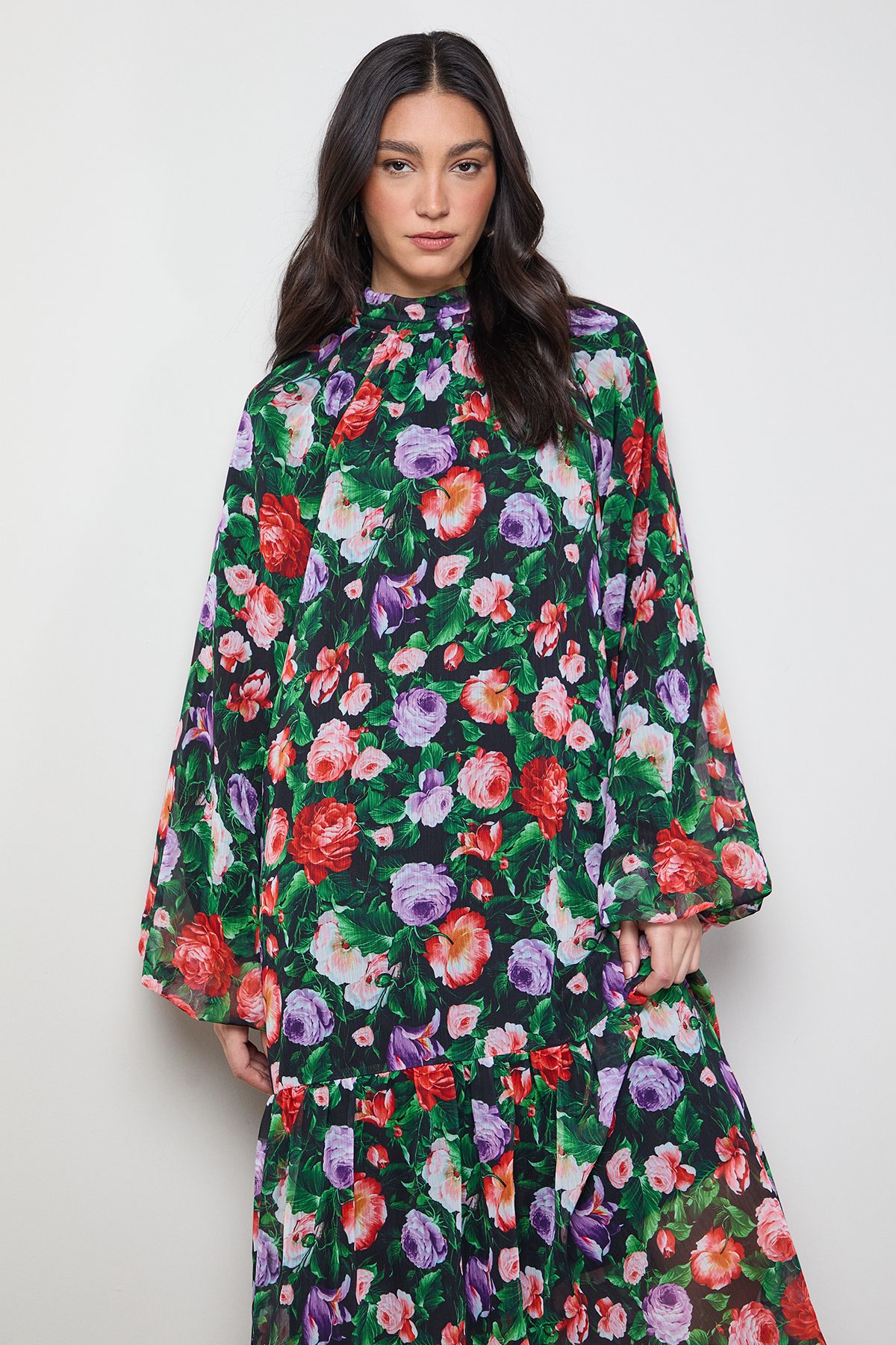 Oasis Trapeze Boho Maxi Dress