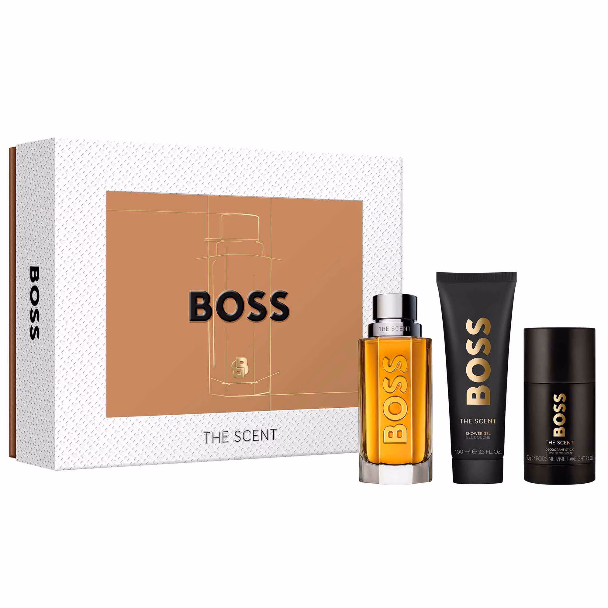 BOSS THE SCENTCoffret eau de toilette + gel douche + déodorant