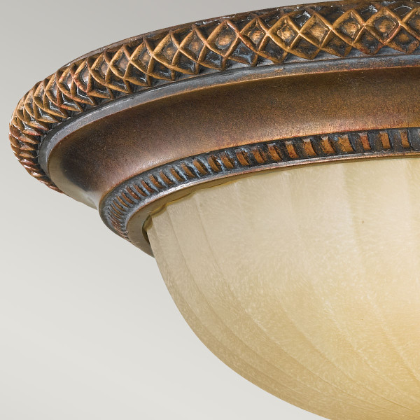 Plafonzłoty okrągły 34,3cm Kelham Hall 2xE27x60W IP20 Feiss
