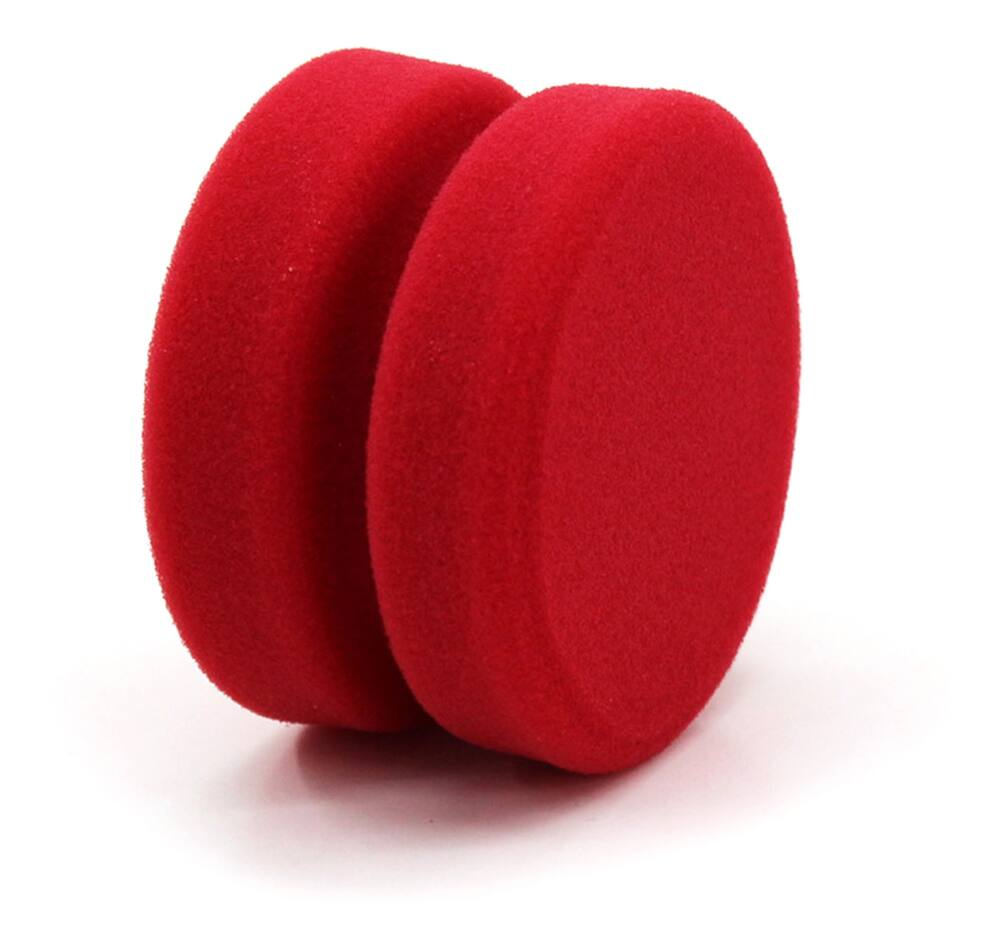 SIMONIZ Dual-Sided Foam Wax Applicator, Red, 1-pc
