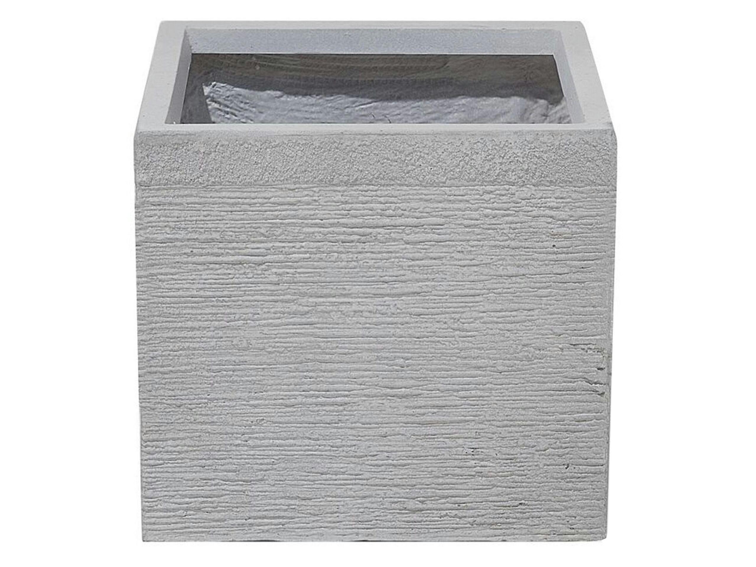 PAROS - Cache-pot d'extérieur en céramique blanc H28