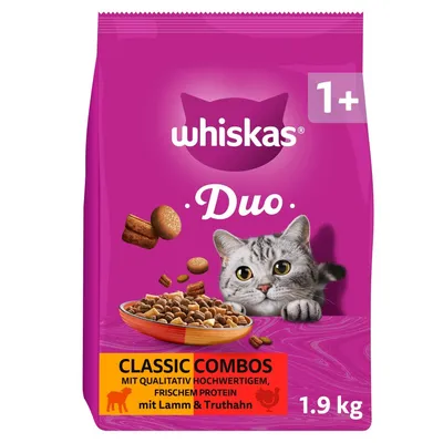 Whiskas 1+ Duo Classic Combos Lamb & Turkey