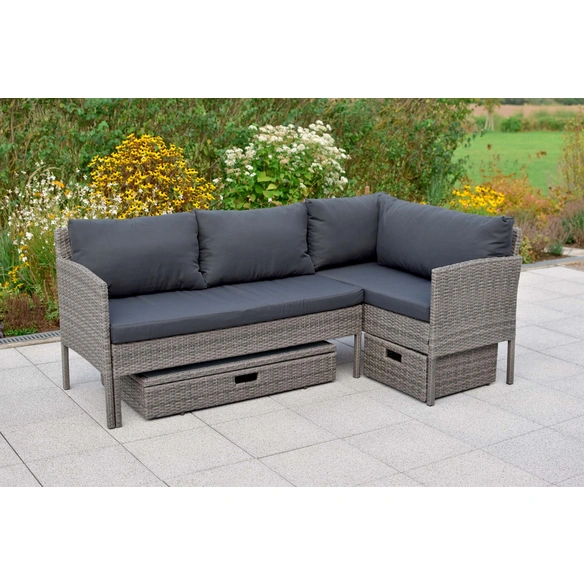 Gartenmöbelset »Viletta«, 3 Sitzplätze, Stahl/Kunststoff, inkl. Auflagen