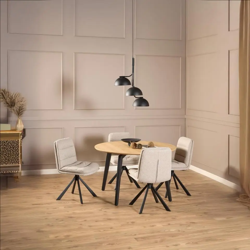 Eettafel Rechthoek Naturel - 200x100x75cm - Klevik