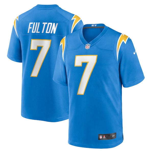 Kristian Fulton Los Angeles Chargers Nike Team Game Jersey -  Powder Blue