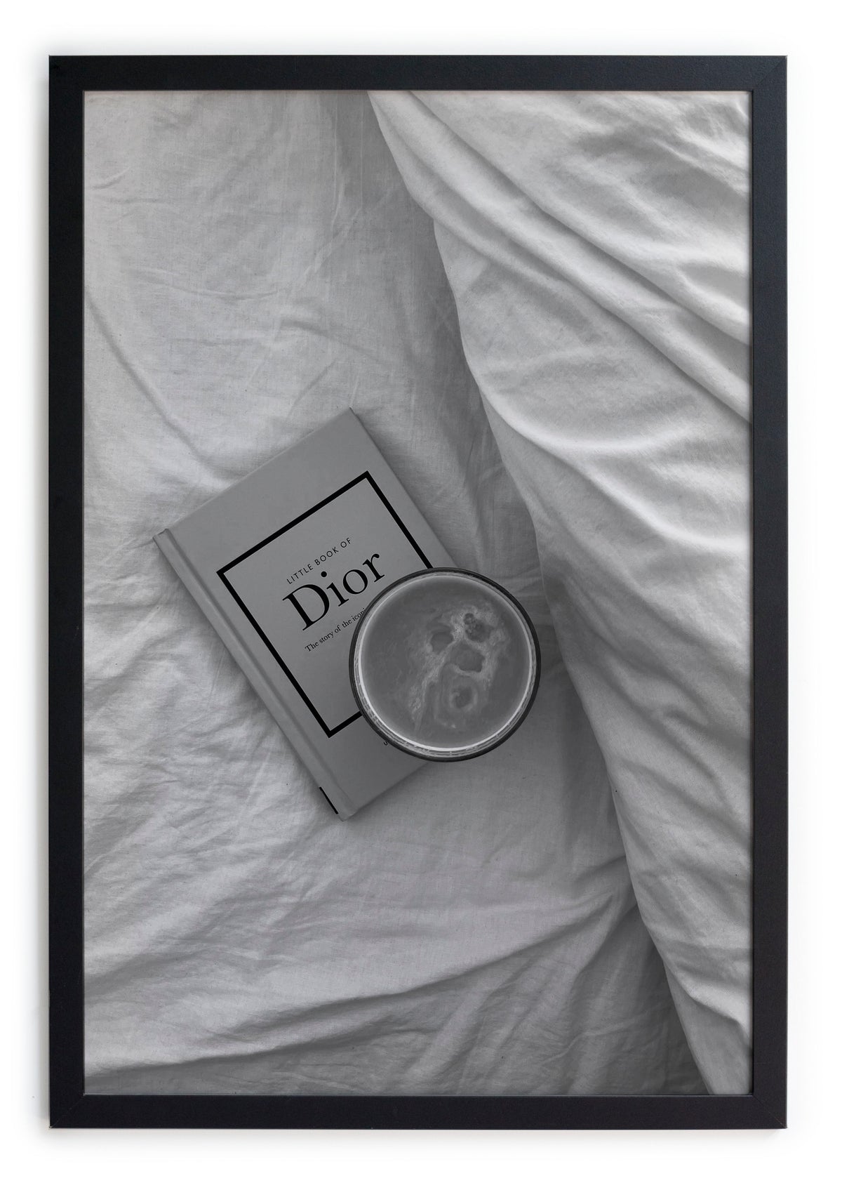 Zwarte lijst met kader 40x30 Dior