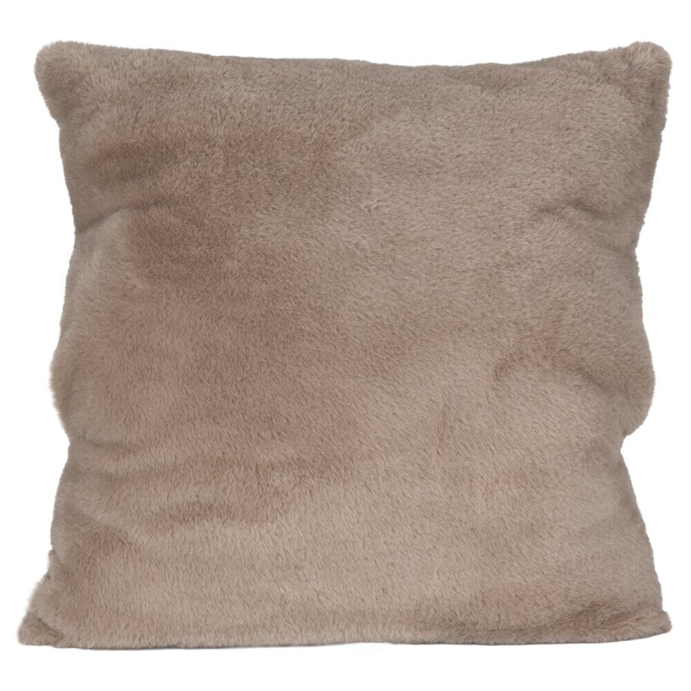 Coussin chauffe-mains uni doux 45x45cm (2 modèles)